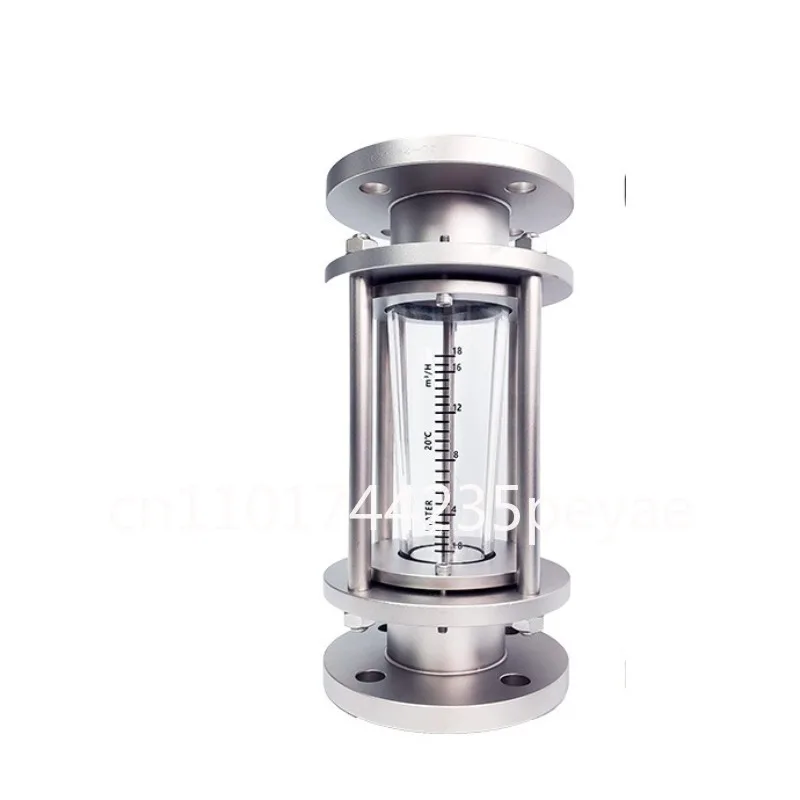 FL100 series glass rotor flowmeter stainless steel anti-corrosion tie rod type acid and alkali resistant air water natural gas