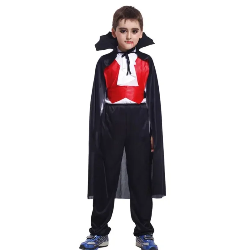 

Kids Vampire Costumes Children Halloween Boys Vampire Prince Cosplay Clothes