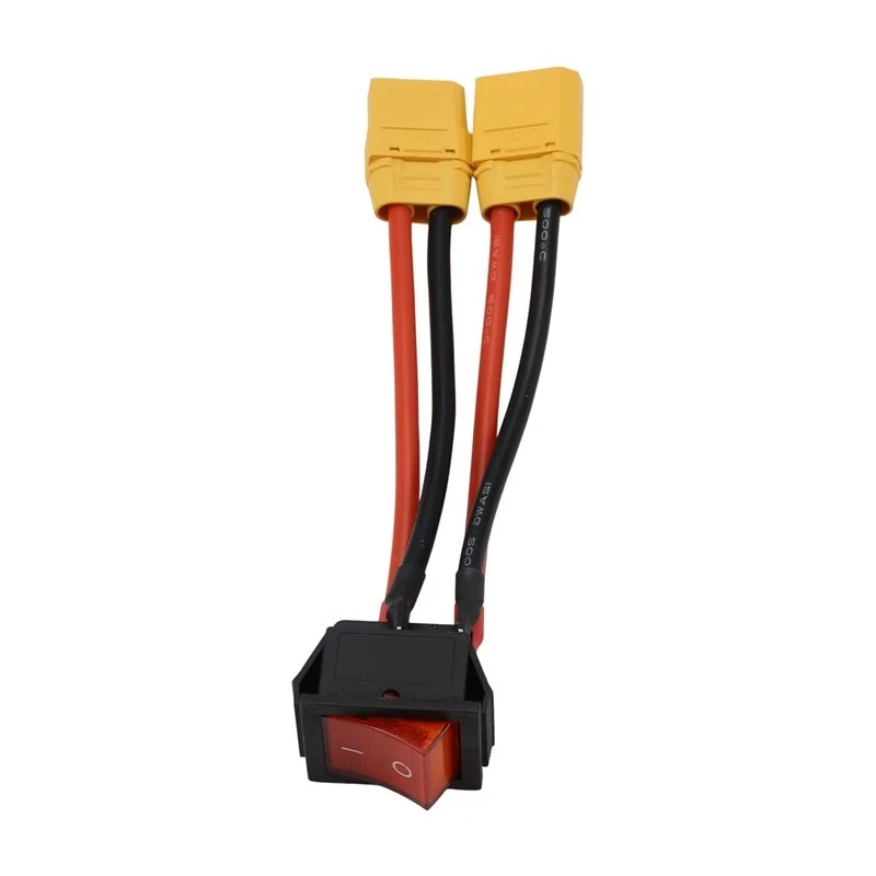 A97I-Large Current 30A XT90 Plug High Load Power On-Off Electronic Switch For RC Drone UAV Battery ESC Connection