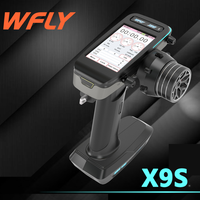 WFLY X9S RC car radio transmitter with 9 channels receiver RG209S set runner and trigger hall gimbals 3.5ms latency