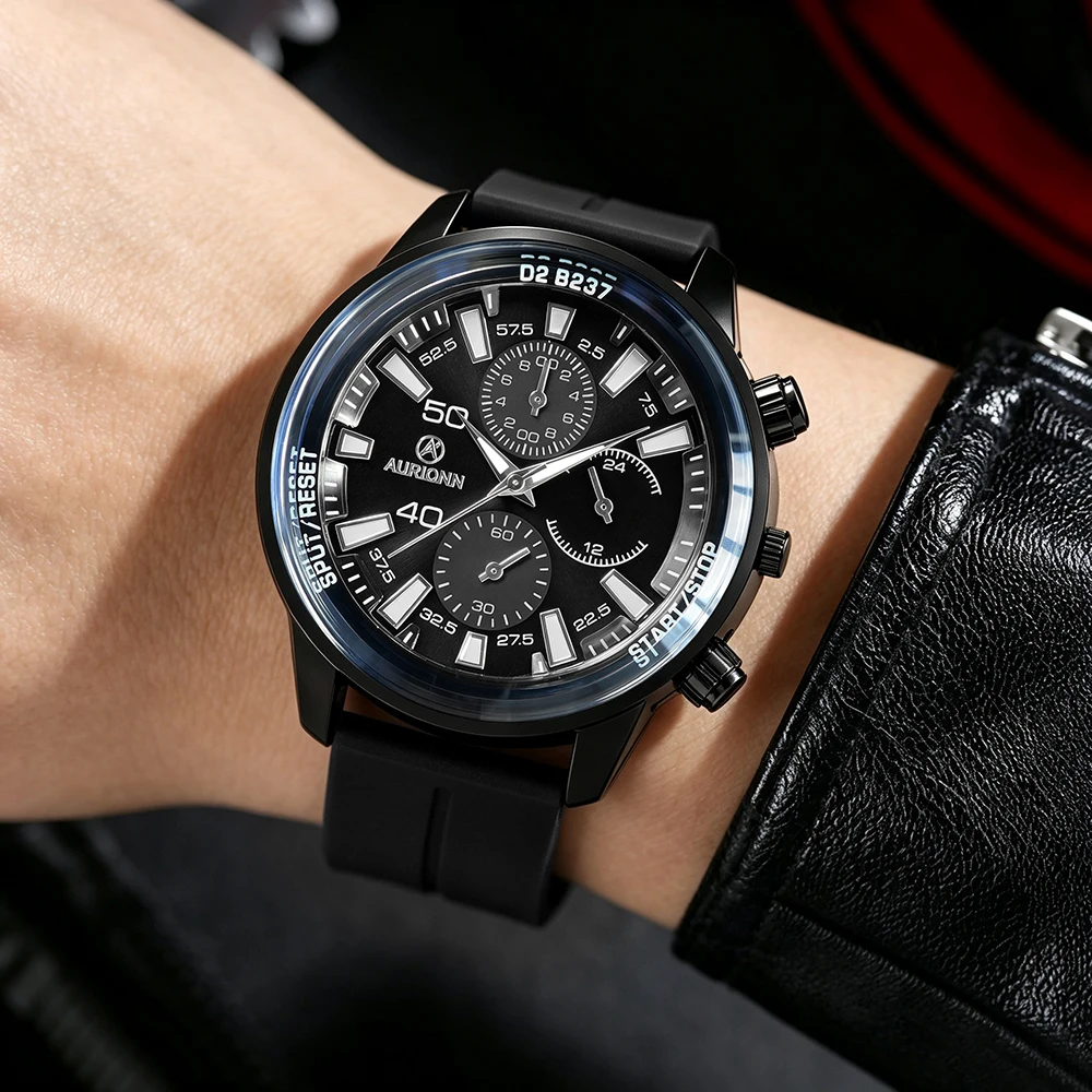 2-Piece Fashionable Men's Watch Set, Quartz Movement, Different Style Combinations - Perfect for Christmas, Thanksgiving, Valentine's Day, Etc. - Ideal Gift for Boyfriend or Family Members