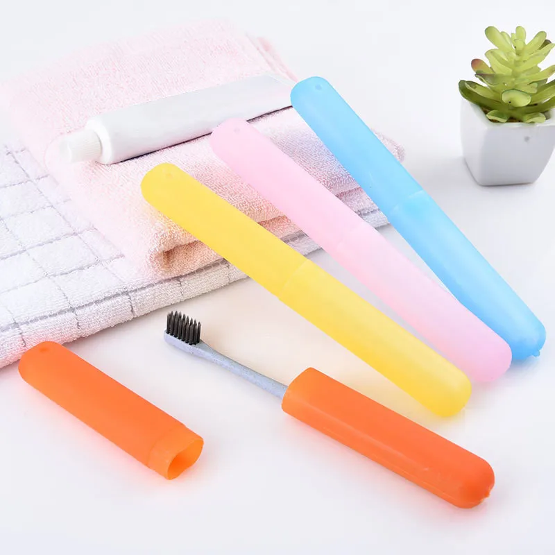 Toothbrush Storage Box Tooth Brush Box Holder Cover Travel Storage Dust-proof Case Portable Portable Travel Toothbrush Case