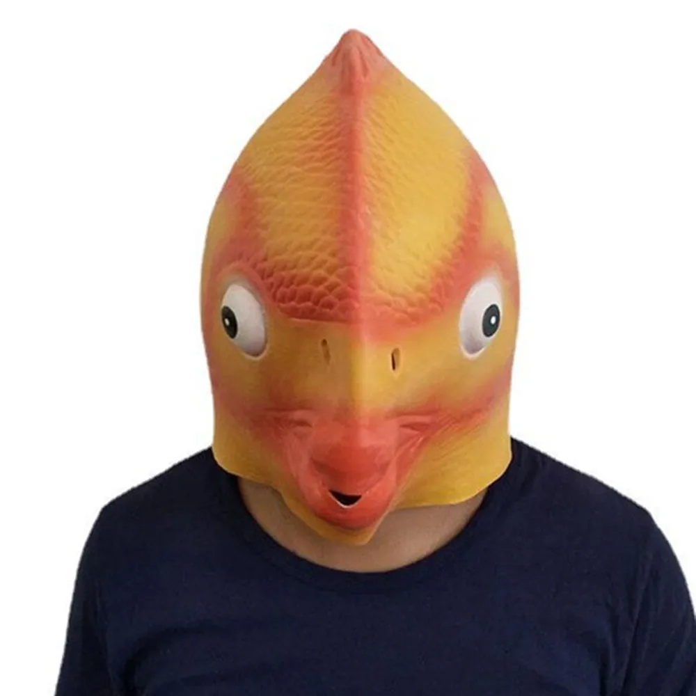 

Latex Goldfish Mask for Halloween, Terror, Carp, Animal Head Cover, Bar Performance, Holiday Party Animation