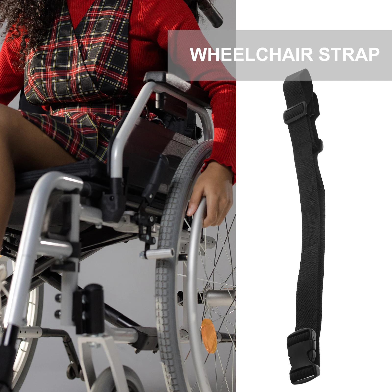 

Wheelchair Straps Harness Adjustable Elderly Disabled Supply Lightweight Durable Practical PP