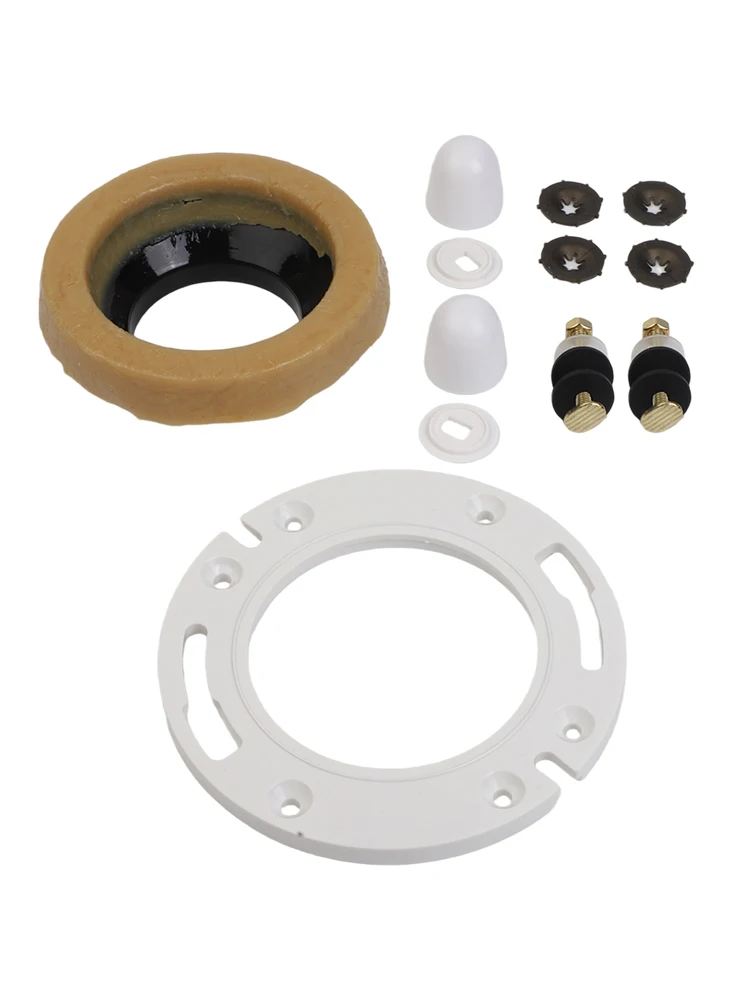 Wax For ring along with toilet flange fixing screws made of ABS carbon steel ensuFor ring strong and leak for proof toilet