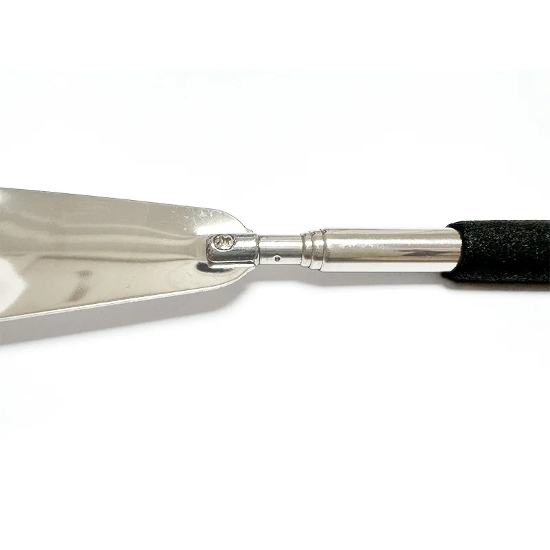 1 قطعة لبيسة حذاء قابلة للتمديد مقبض طويل لكبار السن قابل للتعديل من الفولاذ المقاوم للصدأ تلسكوبي لقرن الحذاء للرجال والنساء، مساعد الأحذية