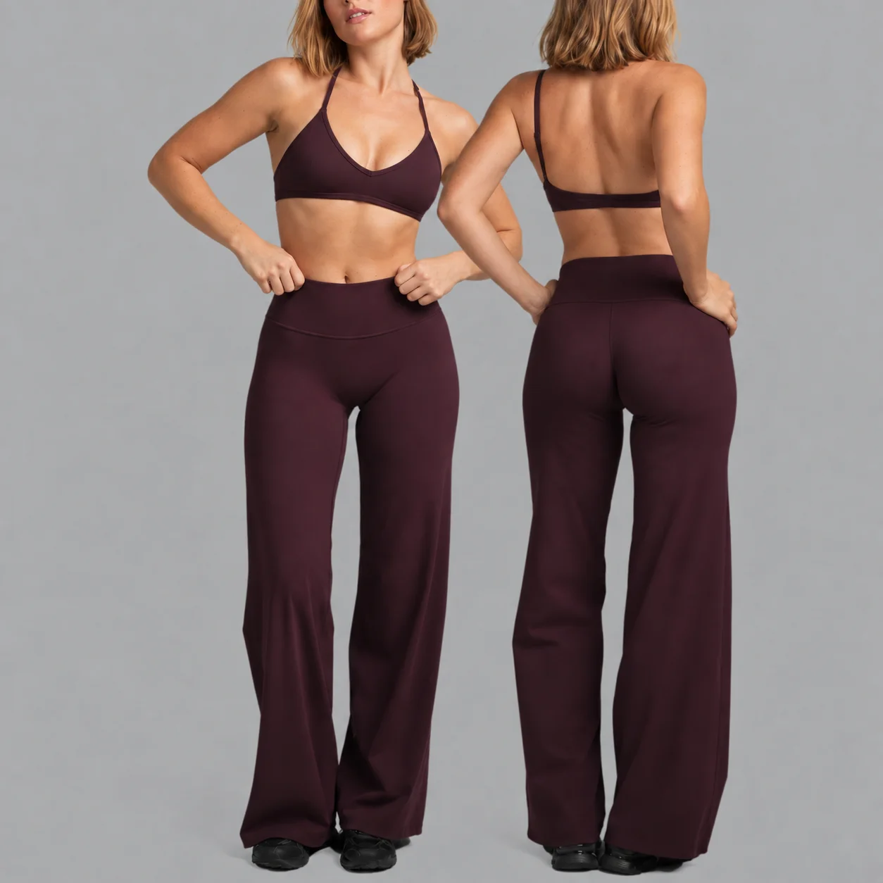 Women Yoga Bra Summer Adjustable Halter Neck Push Up Sexy Back Sports Bra Outer Wear Gym Workout Fitness Camisole Crop Top image 4
