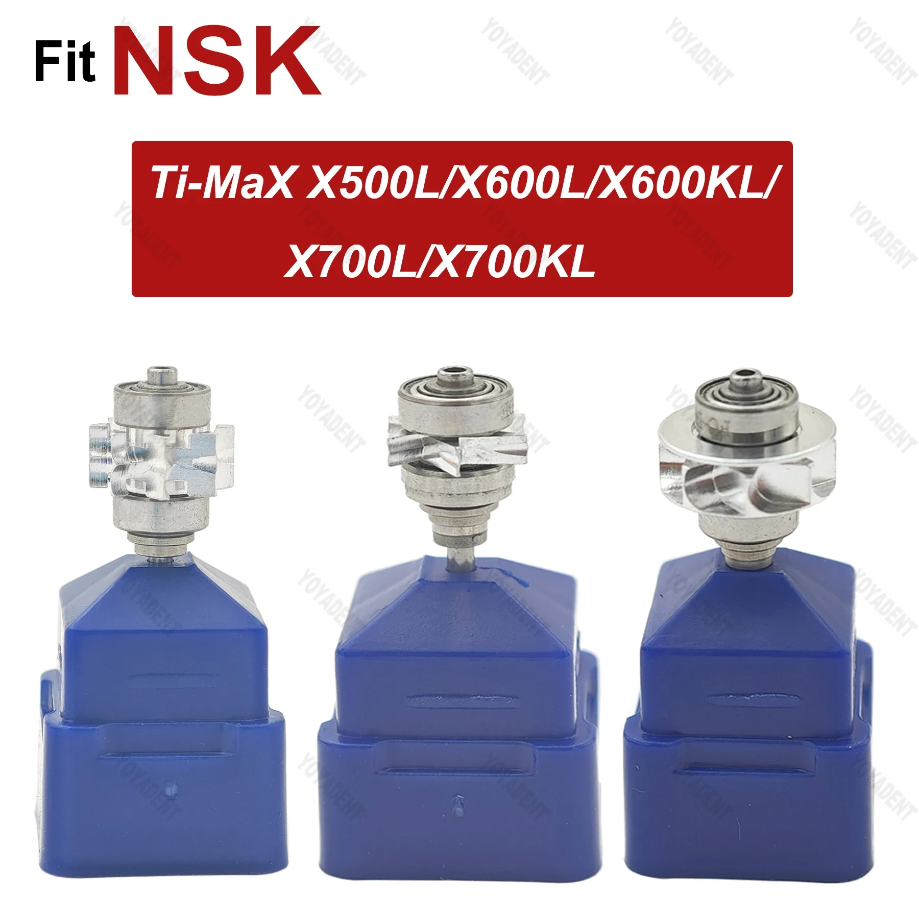 

Dental Air Turbine Cartridge Rotor compatible NSK Ti-Max X500L X600L X600KL X700L X700KL High Speed Handpiece Dentistry Products