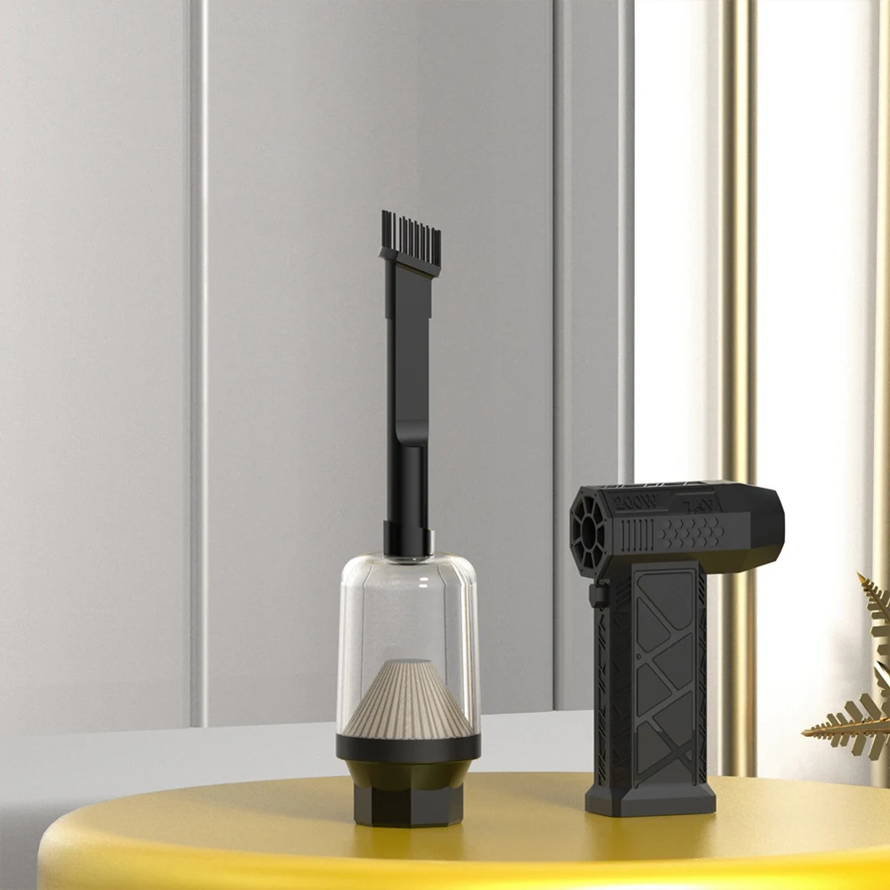 Kipas Turbo Jet Mini 130000 RPM, kipas Motor tanpa sikat dengan pengisap dan peniup, penggunaan ganda untuk luar ruangan, mobil, rumah