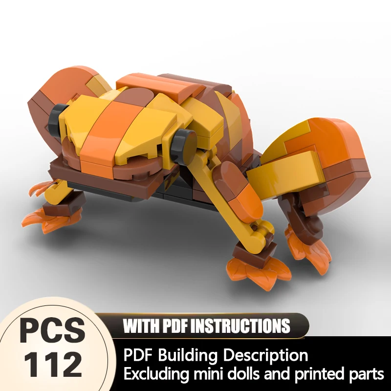 

Creators Animal Series Model MOC Building Bricks Litoria Aurea Modular Technology Gifts Holiday Assemble Children Toys Suit