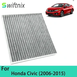 Car Cabin Air Filter for Honda Civic 2006-2015 Auto Filters Carbon Fiber P3875WS 80219-SHJ-A01 80292-SDA-407 80292-SDA-A01