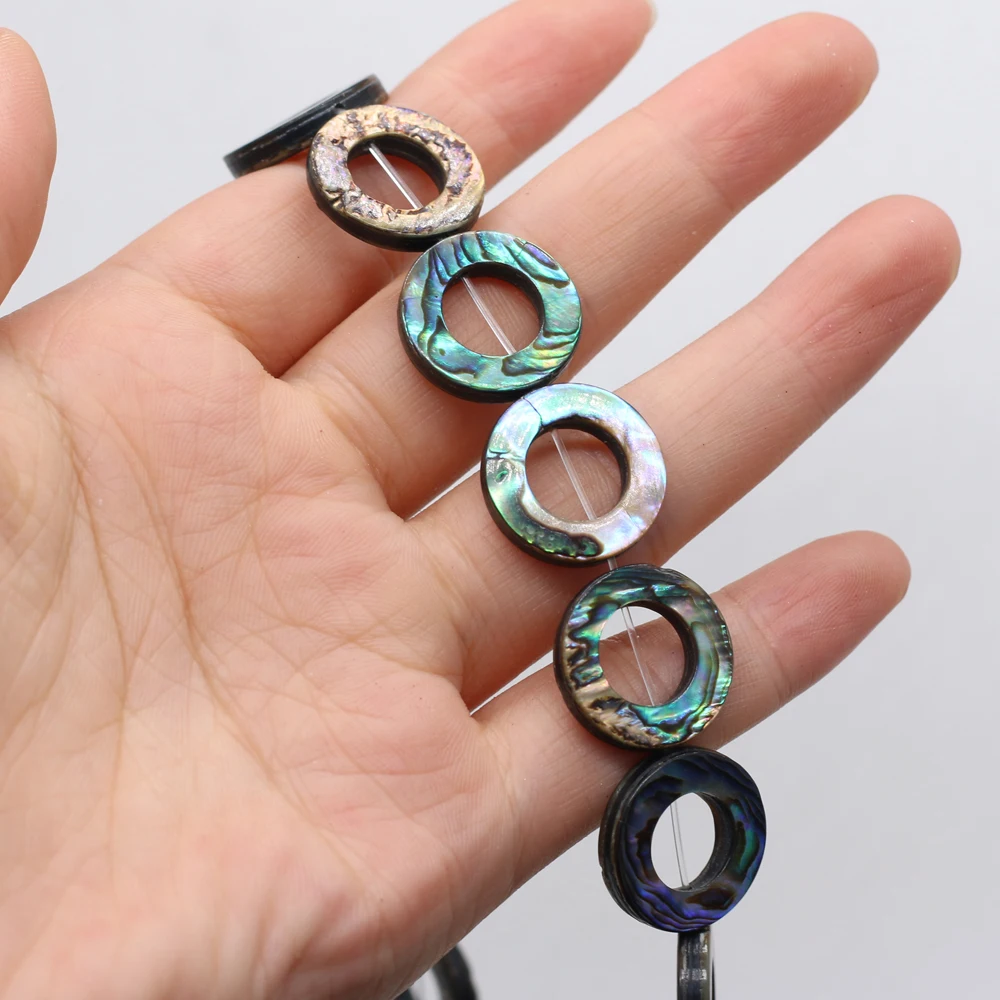 Abalone Shell Beads Strands Natural Shell Round Beading For Jewelry Making Diy Charms Bracelet Necklace Earrings Accessories