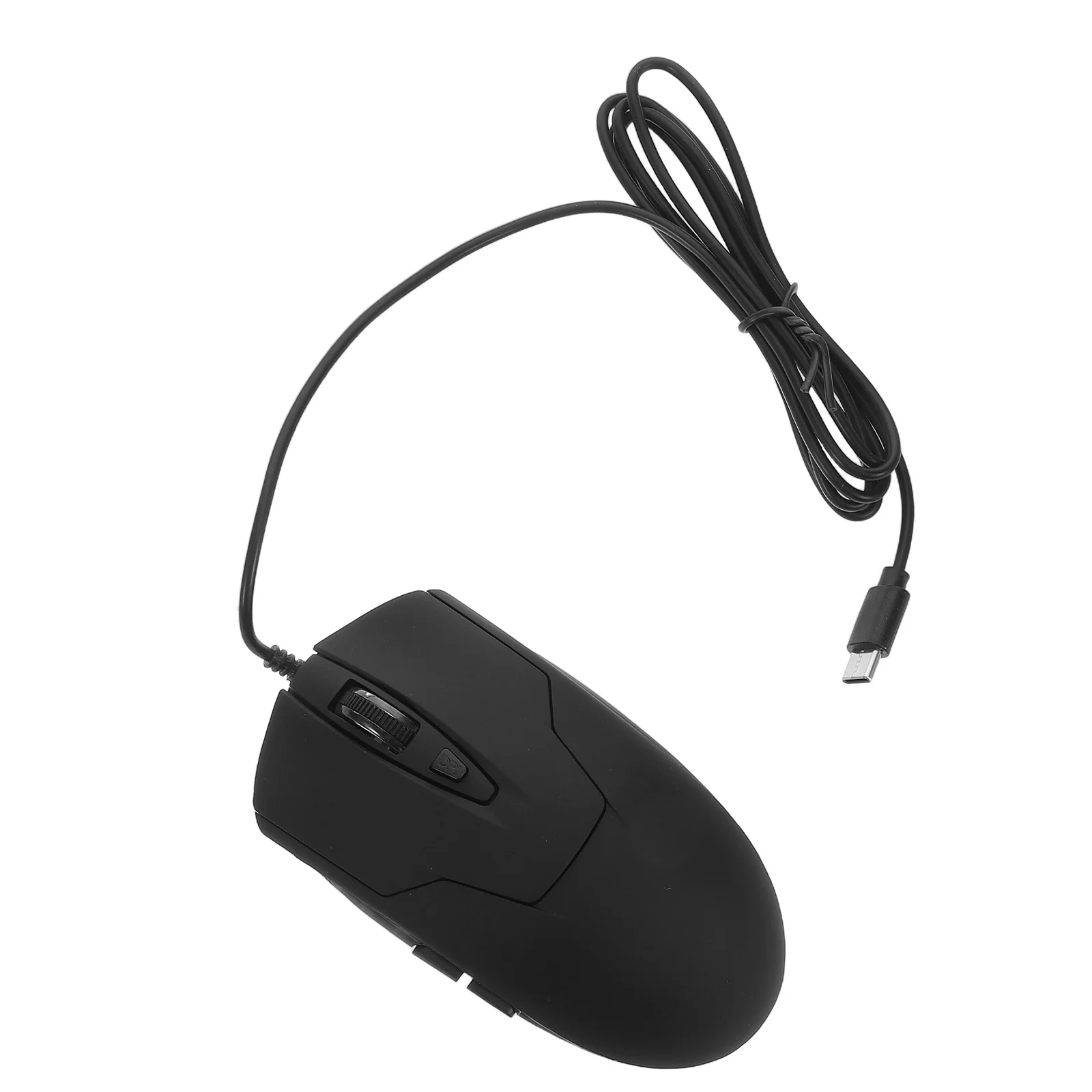 

Wired USB C Mouse 6 Button 4 Dpi Adjustable Ergonomic Glow Blue LED Illuminated Design 1.5m Cable for Laptop Desktop Smartphone