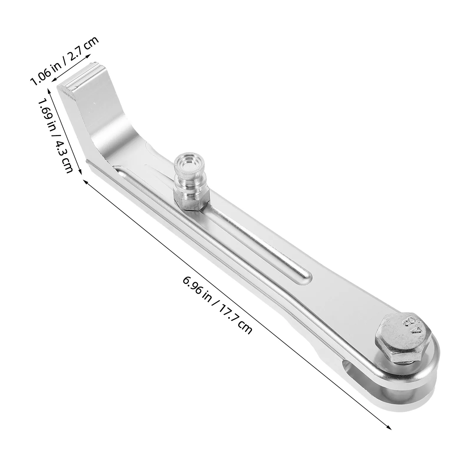 Motorcycle Kickstand Aluminum Alloy Compact Side Support Stand Replacement Tool for Motorbike Parking Foot Stable Side Stand