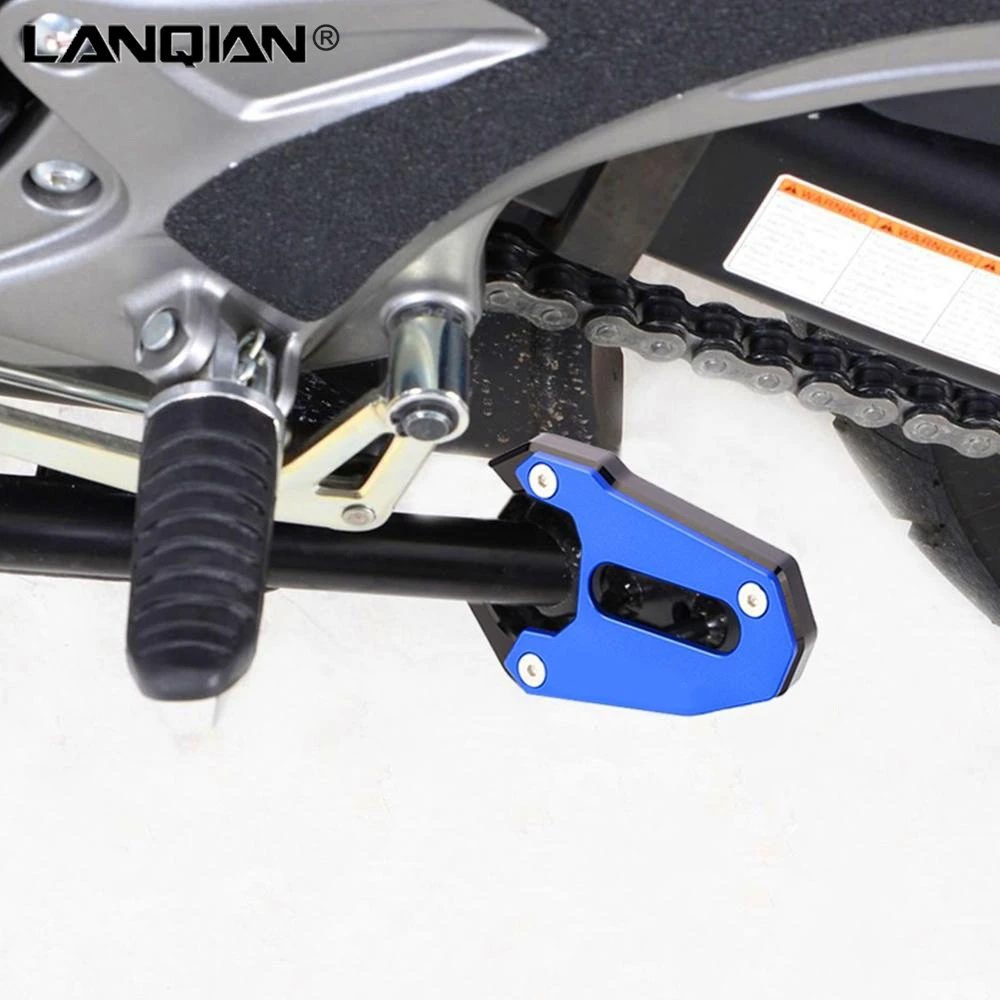 

Motorcycle accessories Side Stand Enlarger Kickstand Enlarge Plate Pad For SUZUKI SV650 ABS SV650X SV 650/650X SFV 650 Gladius