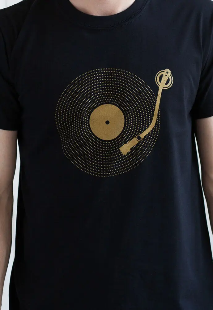 Mixing Desk T-Shirt LP Records Player Drum And Bass & N DJ Decks Dnb Men's  High Quality 100%Cotton Short Sleeve