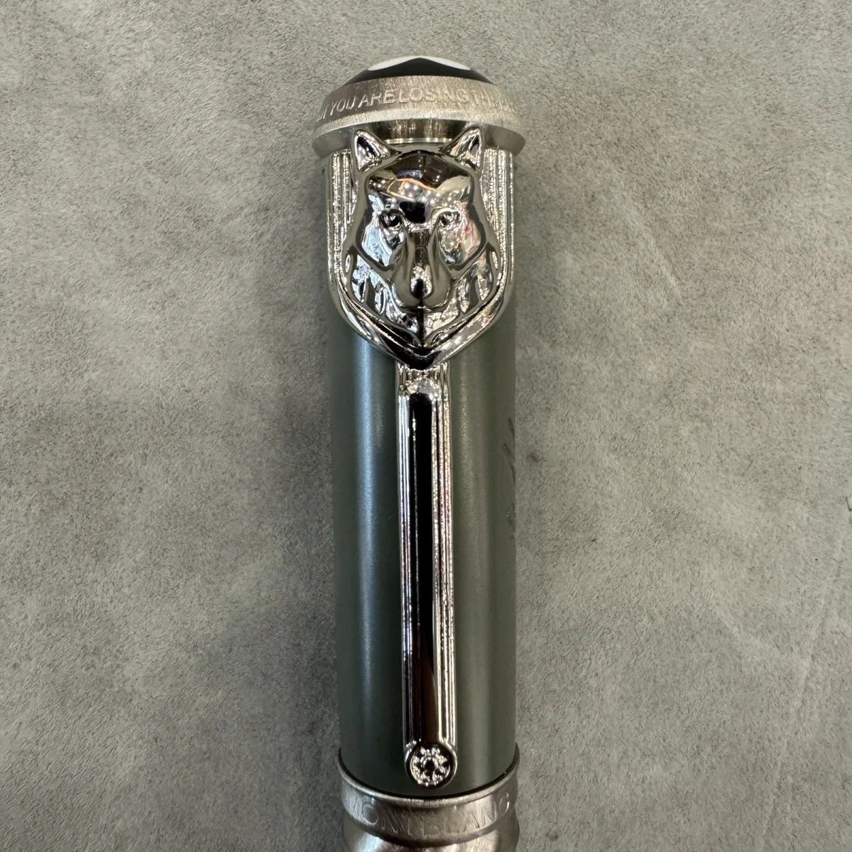 Wolf Head Design Fountain Pen MB Rollerball Pen Ballpoint Pen Luxury Writer Signature With Embossed Writing Gifts