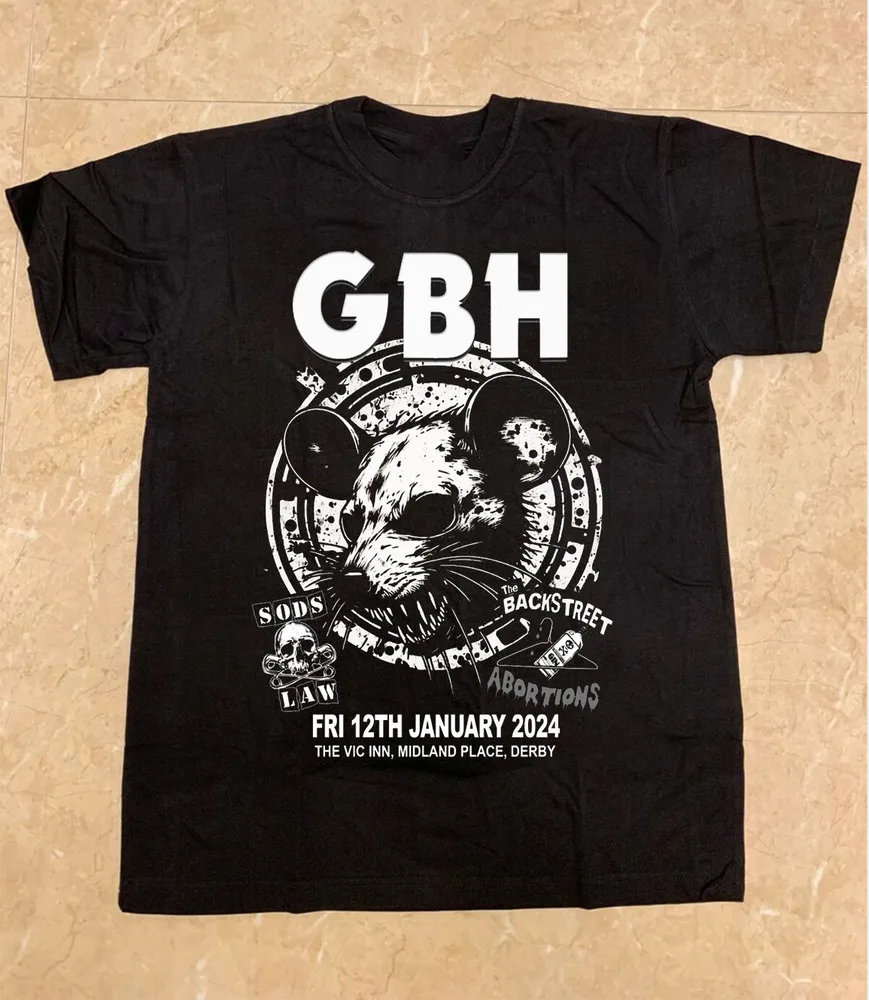 GBH Band Tour 2024 Gift For Fan S to 5XL T-shirt SA36  High Quality 100%Cotton Short Sleeve