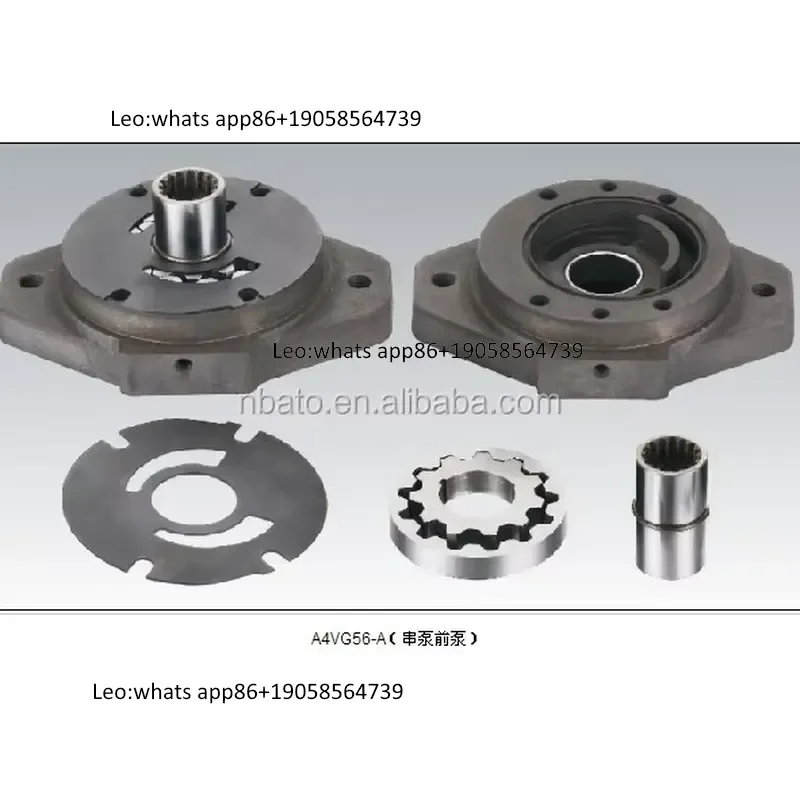 High-Pressure Hydraulic Gear Pump Spare Parts New A4VG56 T=9 Cast Iron Fuel Compatible Fire Application