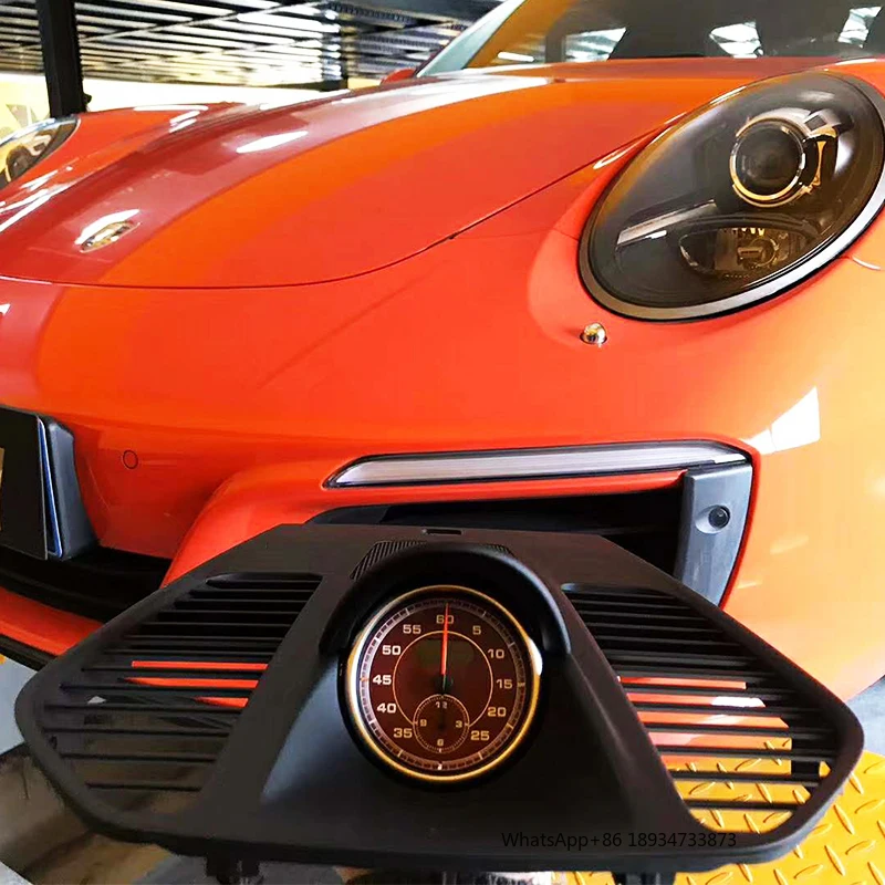 جديد 2012-2019 لـ 911 كاريرا 991 لوحة القيادة عداد السرعة ساعة توقيت وحدة التحكم باللون الأسود والأحمر والأبيض والأصفر #3