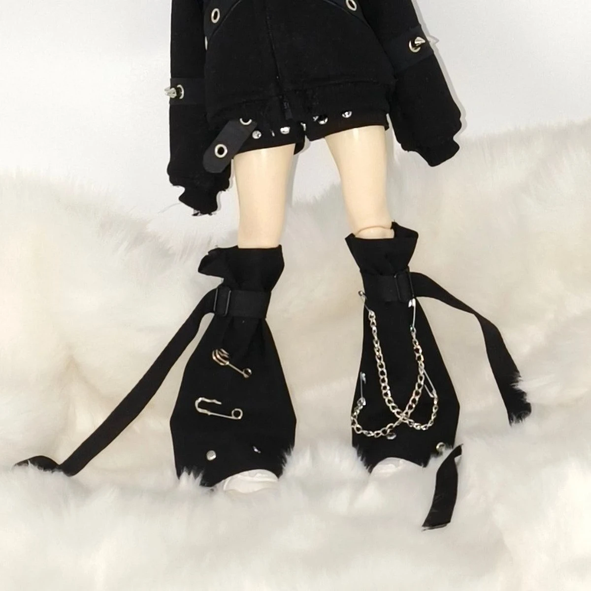 1/6 1/4 Doll's Clothes Suit for 30/45cm Bjd Doll Coat Leg Warmer Dress Up Girl Toys Play House Fashion Doll Accessories, No Doll