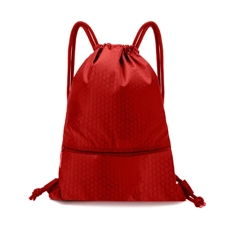 Saco de basquete esportes à prova dwaterproof água oxford pano saco de futebol cordão bolso mochila bolsa de ombro saco de sapato cordão