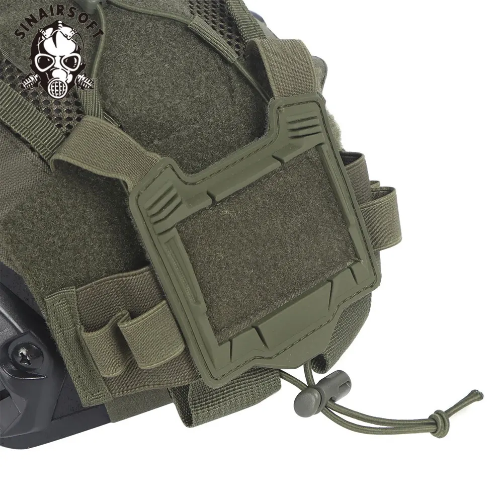 Funda táctica para casco antibalas – Set con bolsa NVG y malla - imagen 5