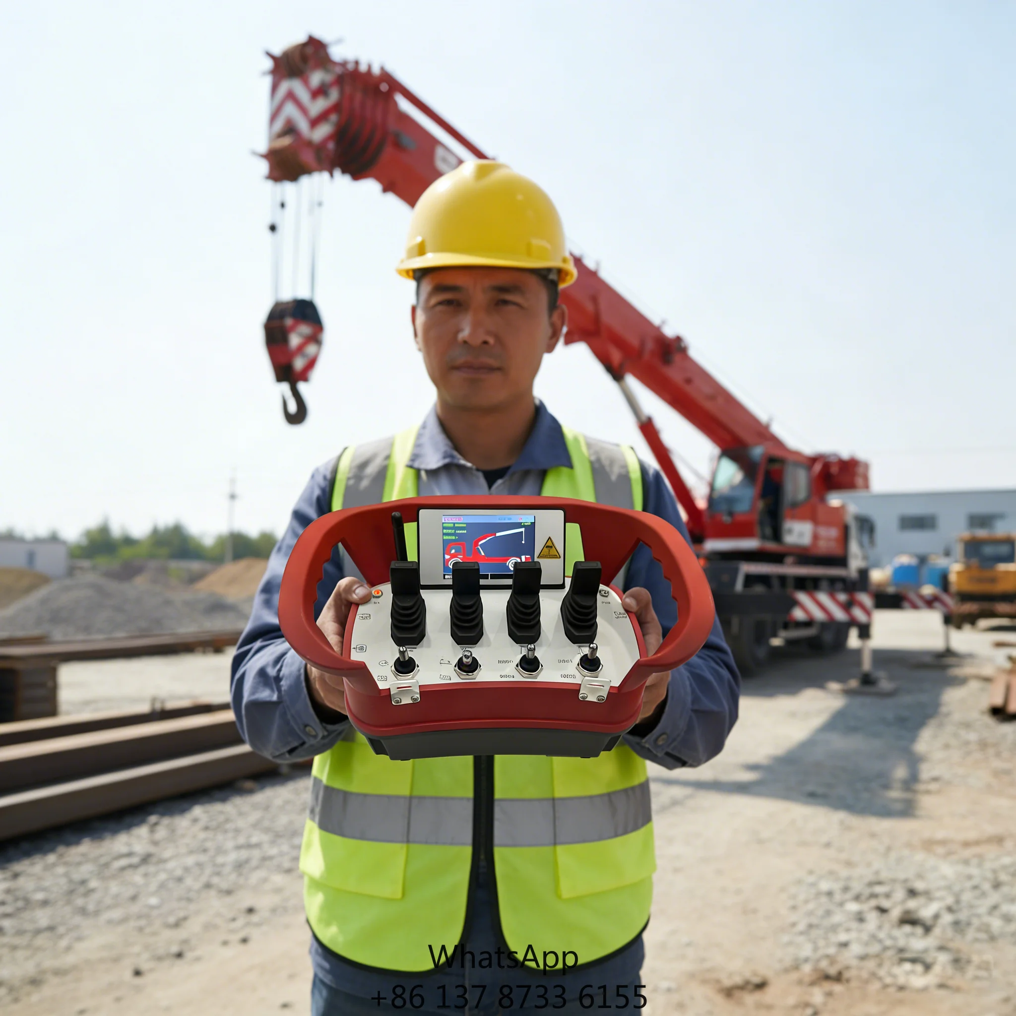 Wireless Remote Control Truck-Mounted Cranes Manual-Automatic XCMG Customized Industrial IP65 Start Stop Torque Limit