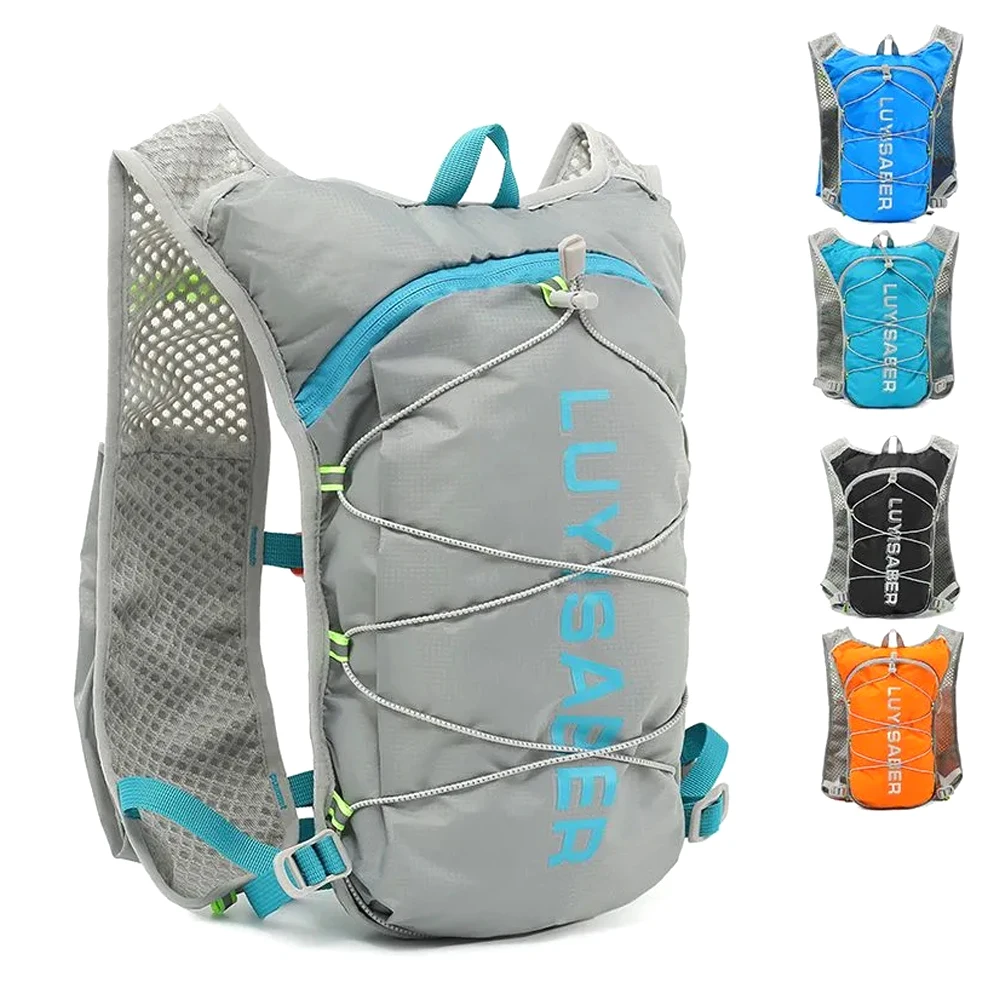1PCS Hydration Running Vest for Men & Women - Lightweight Breathable Water Backpack Vest for Hiking, Marathon, Trail Running