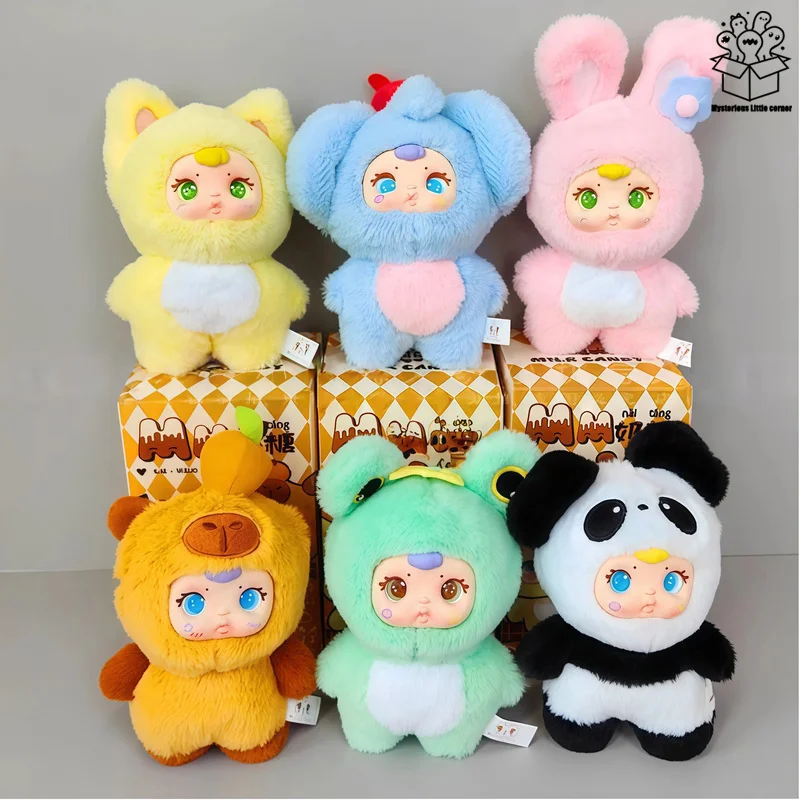 

Trendy New Mm Milk Candy V1 Vinyl Plush Mysterious Blind Box Cute Doll Car Key Decoration Bag Decorative Pendant Birthday Gifts