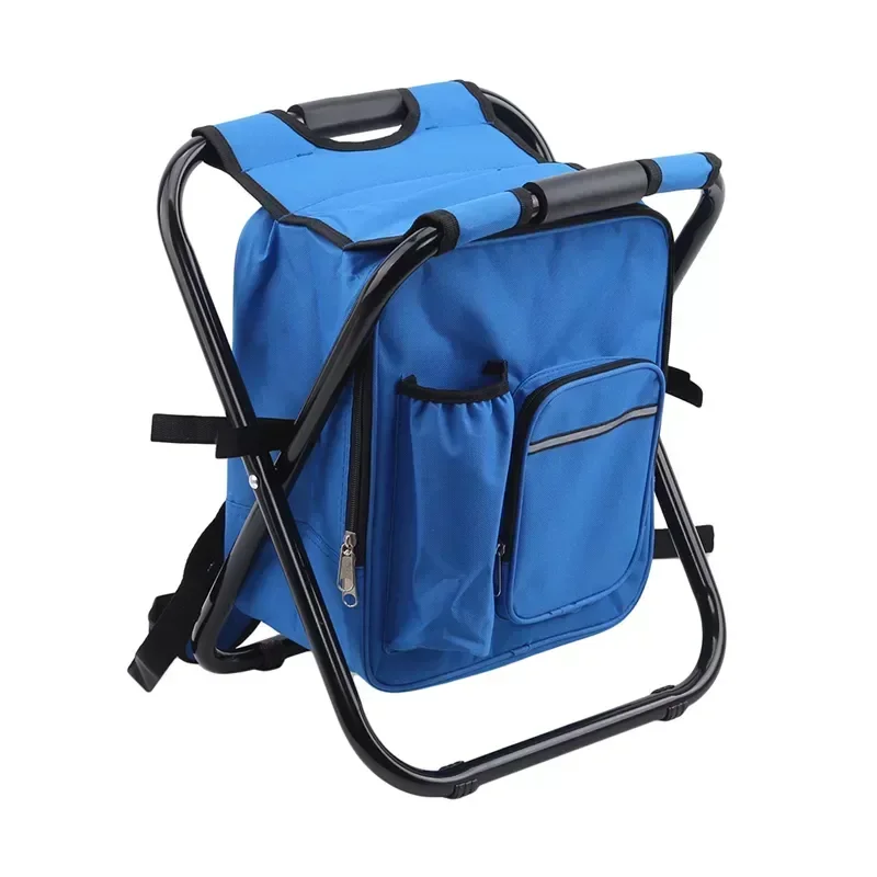 

Outdoor Folding Chair Camping Fishing Chair Stool Portable Backpack Cooler Insulated Picnic Tools Bag Hiking Seat Table Bag