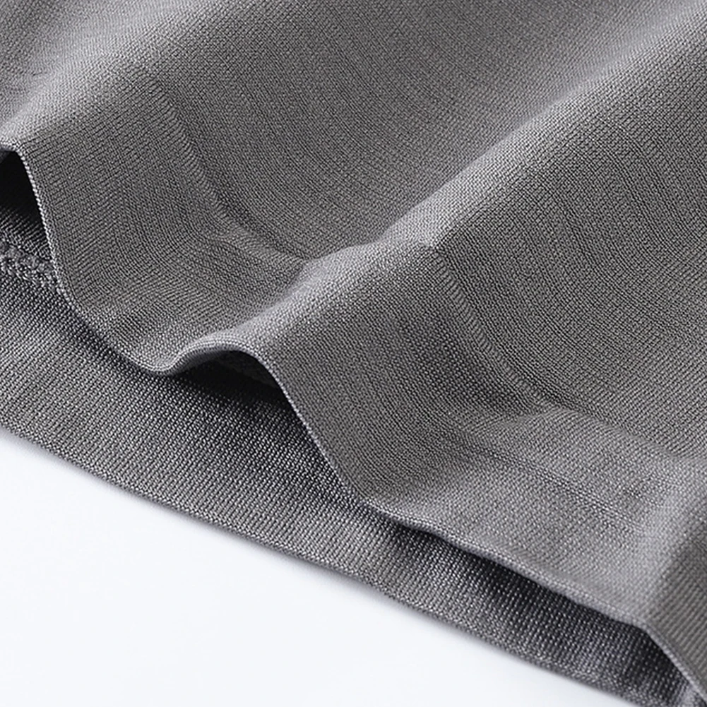 

Fashion Plus Size Mens Middle Waist Seamless No Pouch Boxer Underwear Trunks Stretch Breathable Man Boxers Shorts