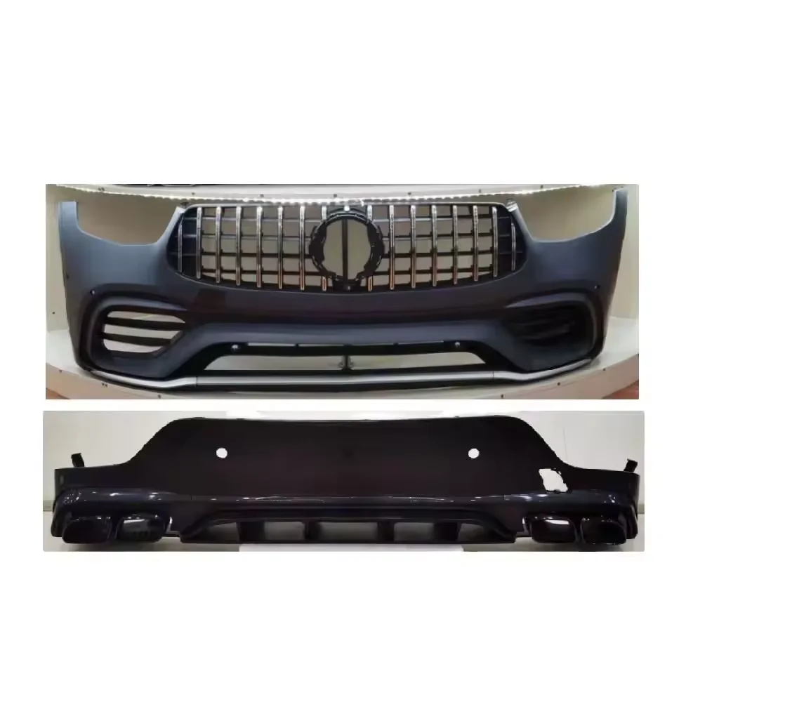 

Front Bumper And Rear Bumper Assembly Easy-to-install Upgrade Body Kit For Mercedes- GLC 63S COUPE 2021 Year