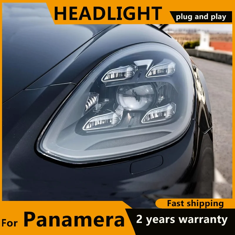 FULL LED Head Lights For Porsche Panamera 971 2017-2023 Auto Headlights Assembly Upgrade Matrix LED Front Lamp