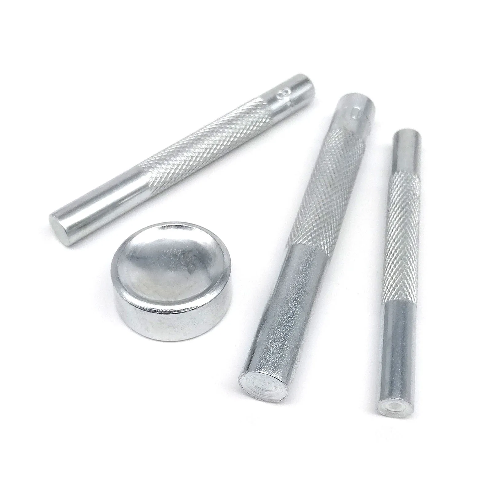 Die Punch Tool Steel Rod for Diameter 6mm 8mm 10mm Metal Double Cap Side Round Rivet Nailhead Spike Stud