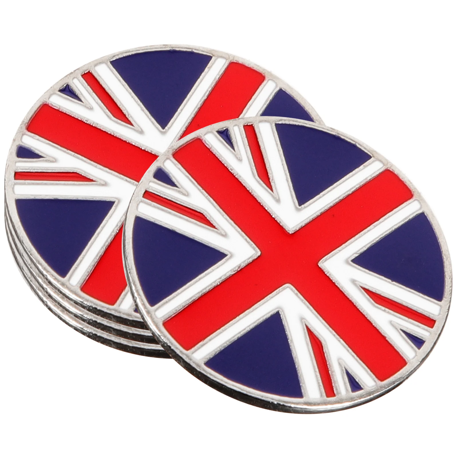 

4pcs Golf Ball Marker Hat Clip Durable Zinc Alloy Portable Golfs Accessory Crown Green Bowls Stickers Decorative Gifts