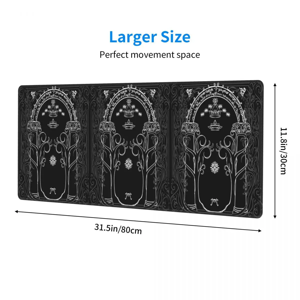 Mountain Door In The Style Of J.R.R.Tolkien Large Mouse Pad Computer Keyboard Mouse Mat Gamer PC Laptop Desk Mat Table Mats
