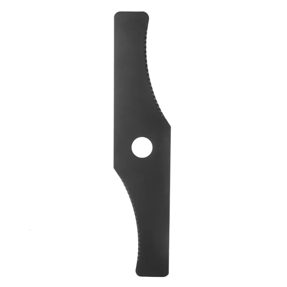 Durable Manganese Steel Brush Cutter Blade 2 Teeth Universal Fit Weed Eater Blade Black Thicken Brushcutter Replacement Blade