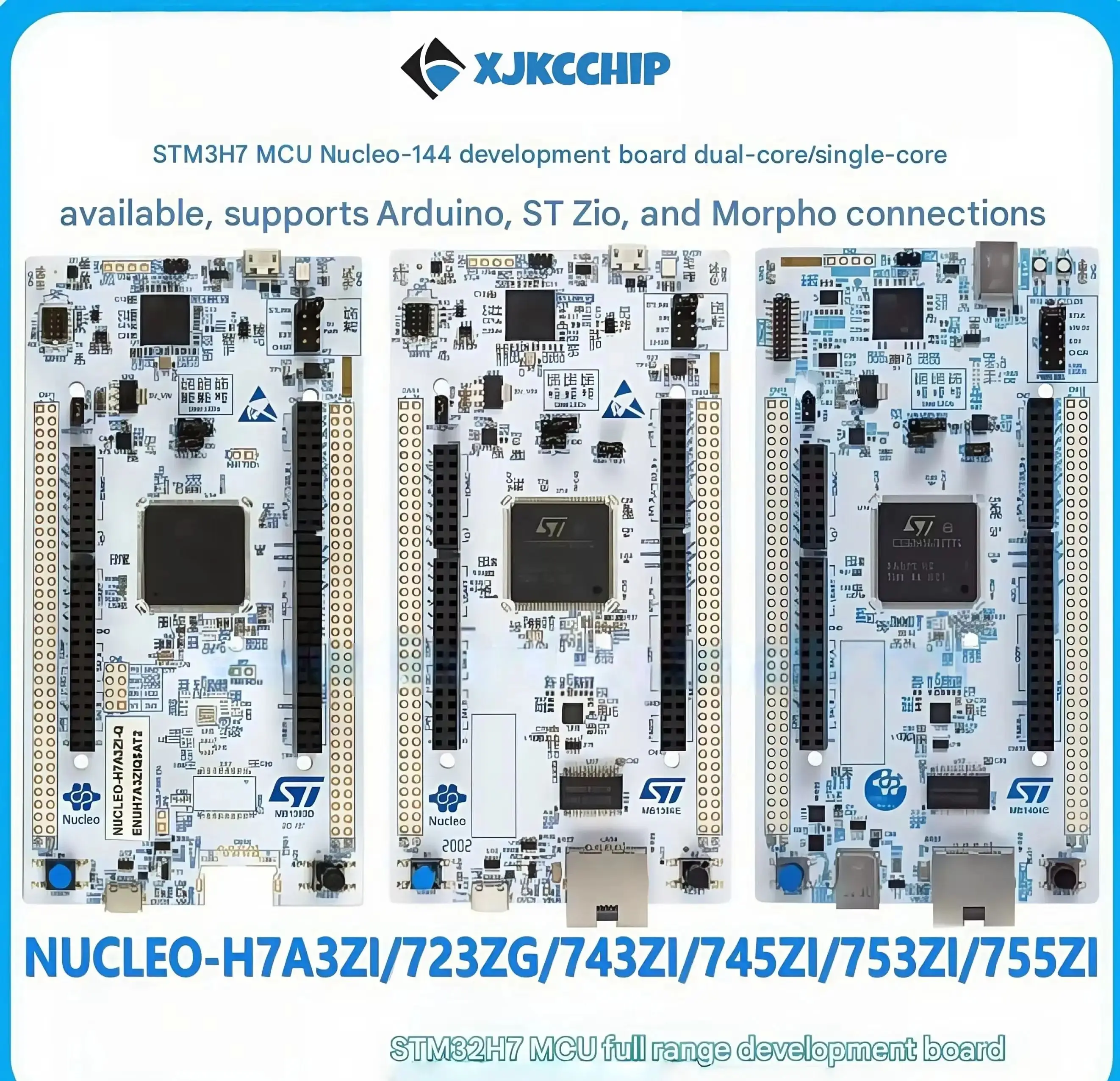 

NUCLEO-H743ZI2 H745ZI-Q 755ZI 753ZI 563ZI 7A3ZI 723ZG 503RB STM32H7 full series development board brand new genuine