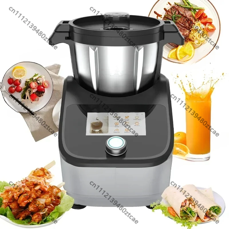 Multifunctional All-in-One Kitchen Robot, Thermal Cooker, Soup Maker and Food Blender, Household Cuisine Processing Appliance