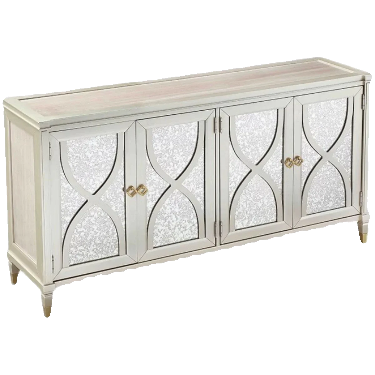 

yi-America entrance hall cabinet, bedroom storage European storage glass mirror cabinet sideboard*