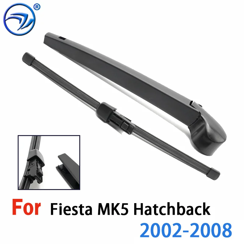 Wiper Rear Wiper Blade & Arm Set Kit For Ford Fiesta MK5 Hatchback 2002 03 04 05 06 07 2008 Windshield Windscreen Rear Window