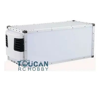 

РЕФРИЖЕРАТОРНЫЙ контейнер Toucan RC 1/14 модель 20 футов для самостоятельной сборки полуприцепа радиоуправляемого трактора