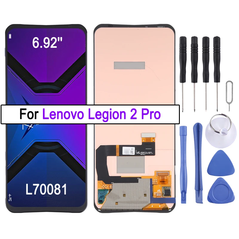 6.92'' L70081 OEM OLED LCD Screen For Lenovo Legion 2 Pro 2021 Phone LCD Display Touch Screen Digitizer Repair Replacement Part