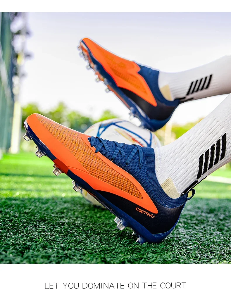 Neue Herren-Fußballschuhe Sport Erwachsene Lange Stollen Fußballschuhe Training Outdoor-Stollenschuhe Atmungsaktiv Rutschfest Jungen Match Bequeme Schuhe – Detail 7