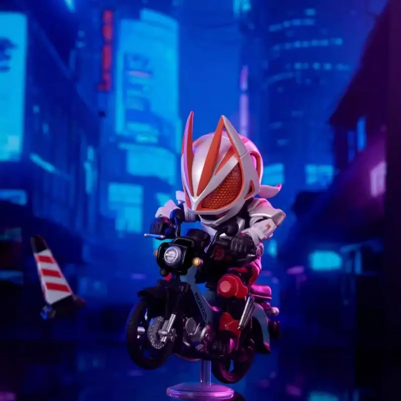 

Bandai Bnfigure Q Kamen Rider Motorcycle Co Branded Blind Box Collectible Q-Version Doll Handmade Model Toy Trendy Birthday Gift