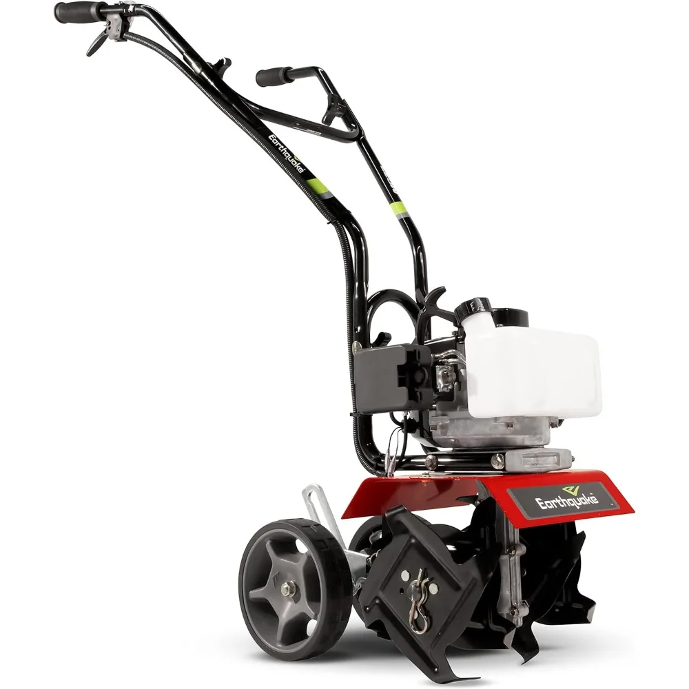 

31635 MC33 Mini Tiller Cultivator, Powerful 33cc 2-Cycle Viper Engine, Gear Drive Transmission, Height Adjustable Wheels