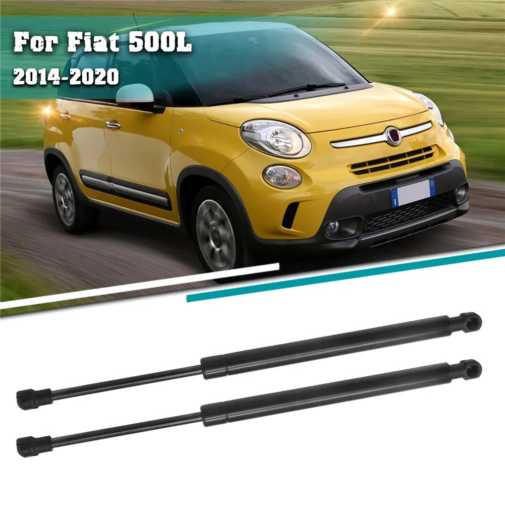 2PCS Car Front Bonnet Hood Gas Spring Lift Support Rods Shock Absorbe Struts For Fiat 500L 2014-2019 2020 Accssories 68201900AA