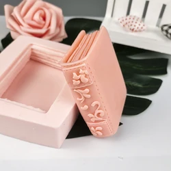 PRZY Book Soap Molds Photo Album Mould Silicone Fondant Soap Molds Handmade Mold Clay Resin Candle Mould