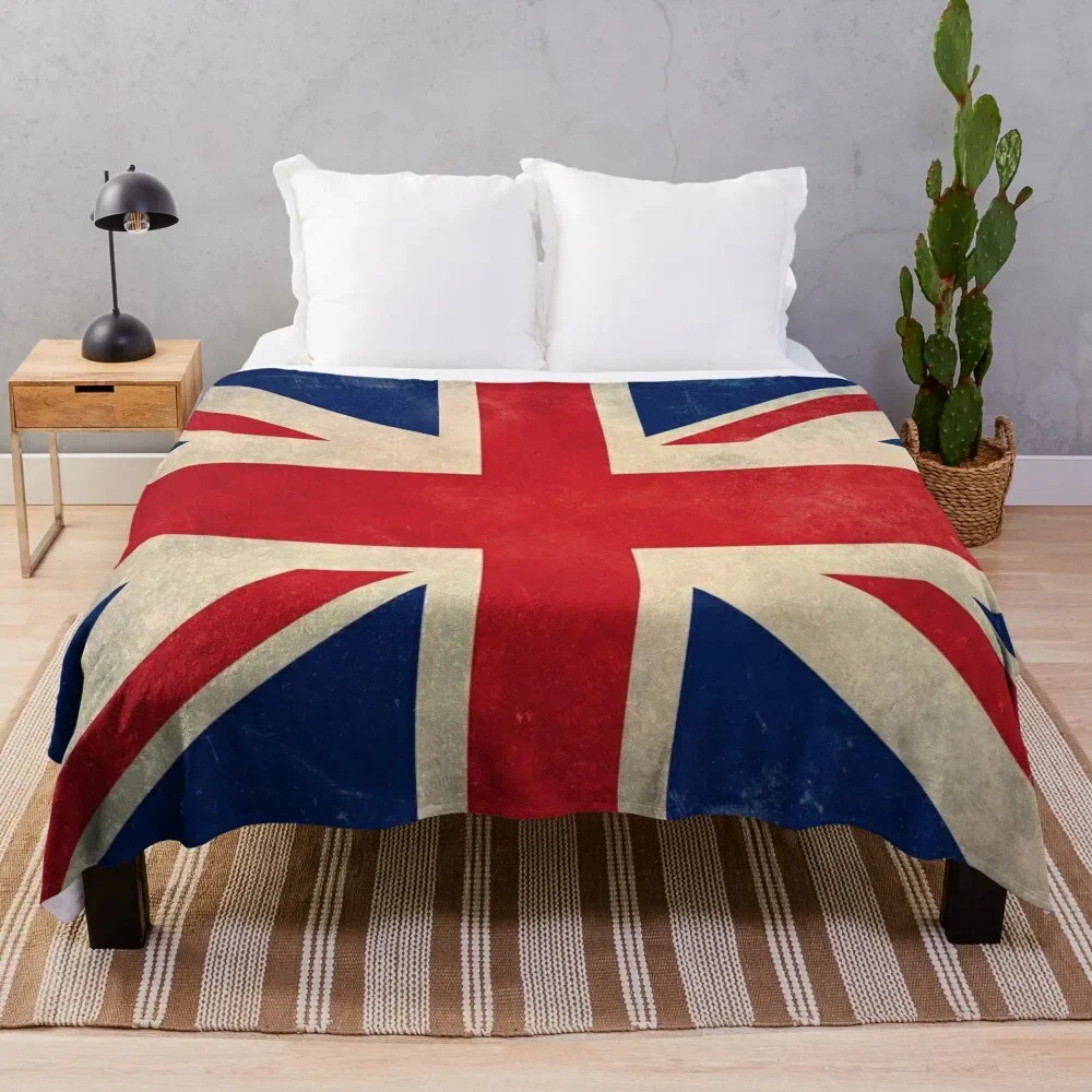 Union Jack Throw Blanket Blankets For Sofas fluffy Blankets